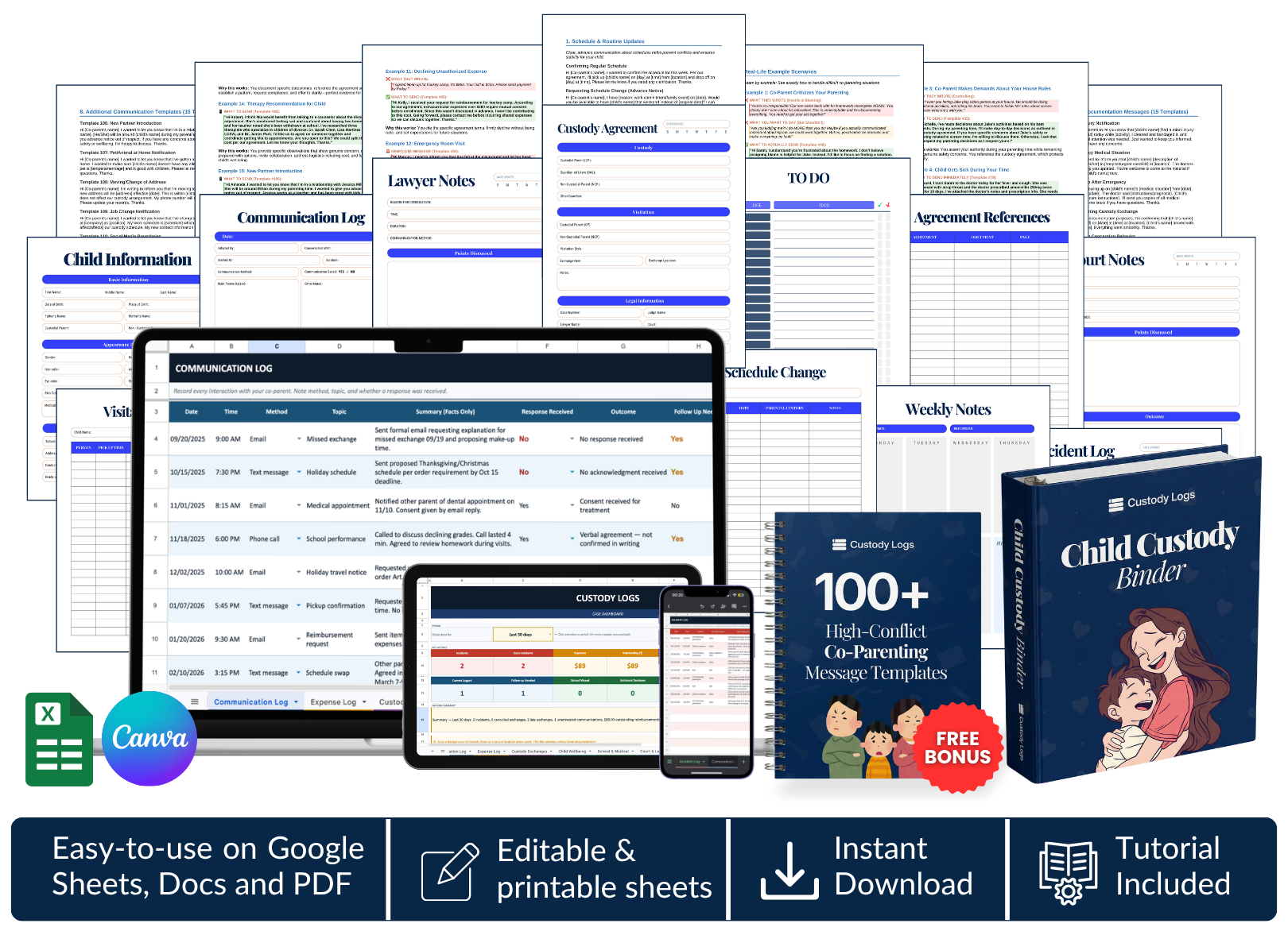 The Private Documentation System Built for High-Conflict Custody Case ...